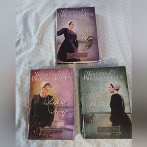 Sisters of Holmes County Trilogy, Wanda E. Brunstetter 3 book lot hardcover